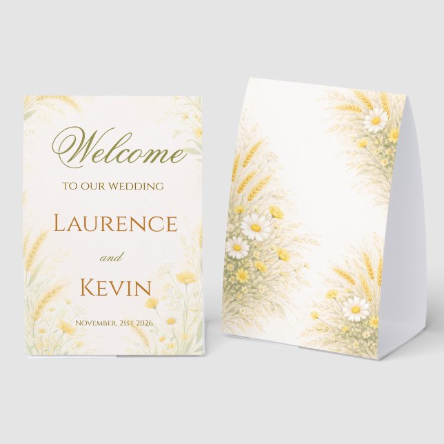 Elegant Botanical Wedding  (Front/Back)