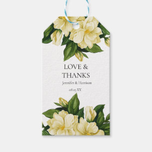 Elegant Botanical wedding invitation Gift Tags