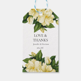Elegant Botanical wedding invitation Gift Tags
