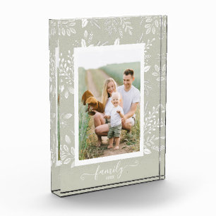 Elegant Botanicals Photo Block