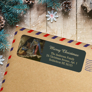 Elegant Botticelli Christian Christmas Address