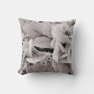 Elegant bougainvillea vintage style floral pattern cushion