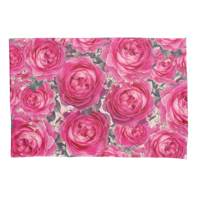 Elegant Bouquet of Roses  Pillowcase (Front)