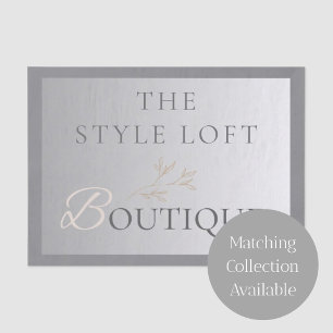 Elegant Boutique Leaf Logo for Modern Branding Tissue Paper