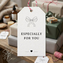 Elegant Bow & Heart Personalised Classic