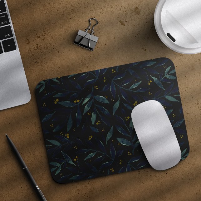 Elegant branches and berries mouse mat (Creator Uploaded)
