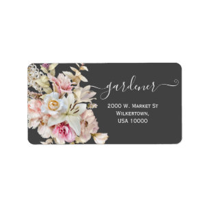 Elegant Bridal  Bouquet on Grey Label