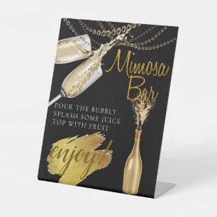 Elegant Bridal Brunch Mimosa Bar Sign