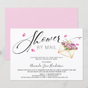 Elegant Bridal Shower By Mail Invitation