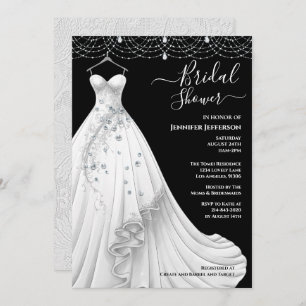 Elegant Bridal Shower Invitation