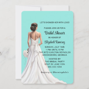 Elegant Bridal Shower Invitation