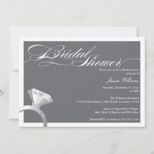 Elegant Bridal Shower Invitation