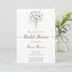 Elegant Bridal Shower Invitation