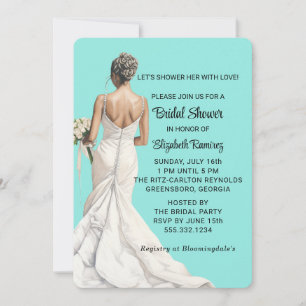 Elegant Bridal Shower Invitation