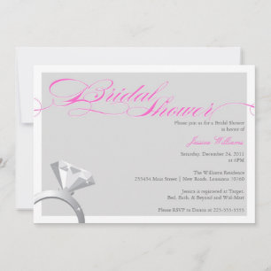 Elegant Bridal Shower Invitation
