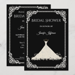 Elegant Bridal Shower Invitation
