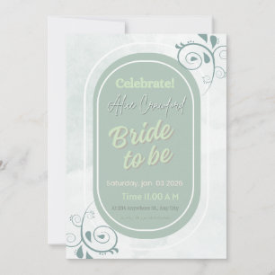 Elegant Bridal Shower Invitation – Custom Bride-to