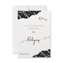Elegant Bridal Shower Invitation Flat Card