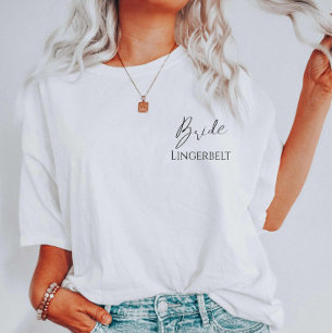 Elegant Bride To Be Or Bachelorette Party Cute T-Shirt