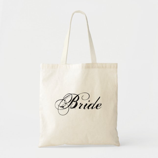 Elegant Bride Tote Bag (Front)