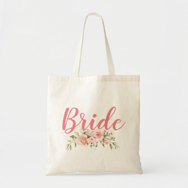 Elegant Bride Tote Bag (Front)