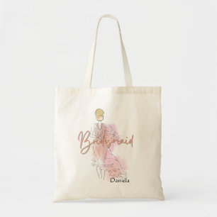 Elegant Bridesmaid Tote Bag