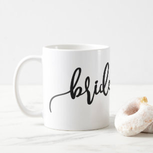 Elegant Bridesmaid Wedding Calligraphy Mug