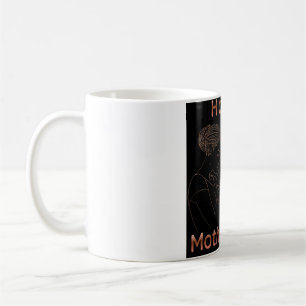 Elegant Bronze Outline Mother's Day Coffee Mug