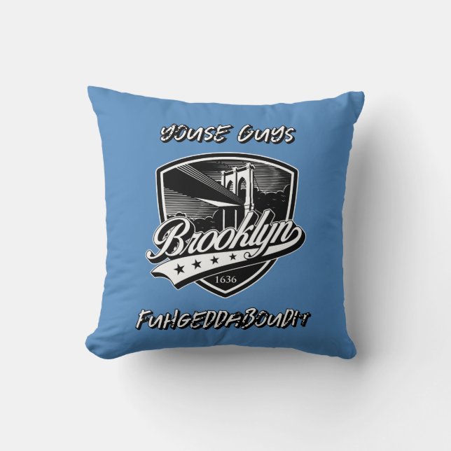 Elegant Brooklyn Logo Design Cushion (Front)