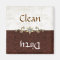 Elegant Brown and Cream Damask Dishwasher Magnet