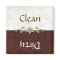 Elegant Brown and Cream Damask Dishwasher Magnet