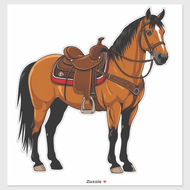 Elegant Brown Horse (Sheet)