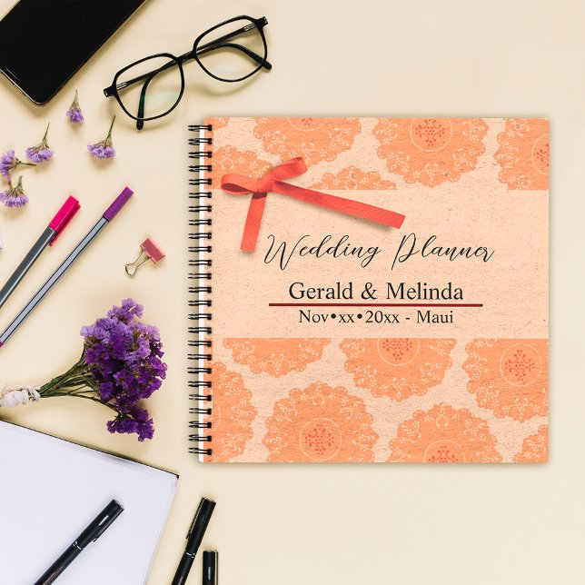Elegant Brown Mandala Wedding Planner Notebook (Creator Uploaded)