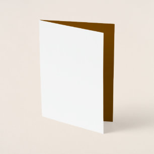 Elegant Brown Monogram Wedding Table Number Card