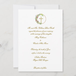 Elegant Brown Wedding Invitation, Anniversary  Invitation