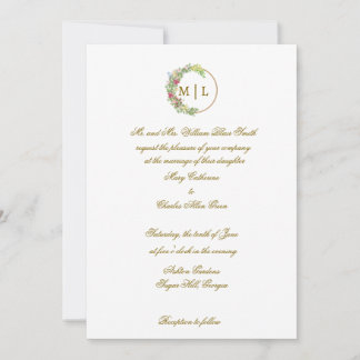 Elegant Brown Wedding Invitation, Anniversary  Invitation