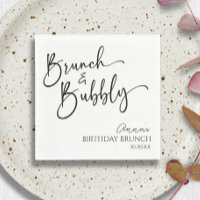 Elegant Brunch and Bubbly Birthday Brunch Party