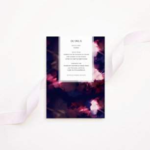 Elegant Brush Stroke Details Enclosure Card