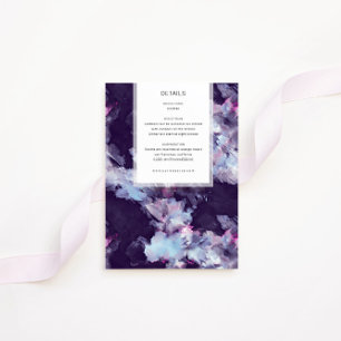 Elegant Brush Stroke Details Enclosure Card
