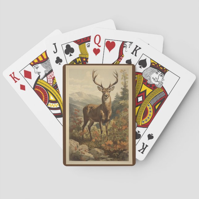Elegant Buck Classic Playing Cards (Back)