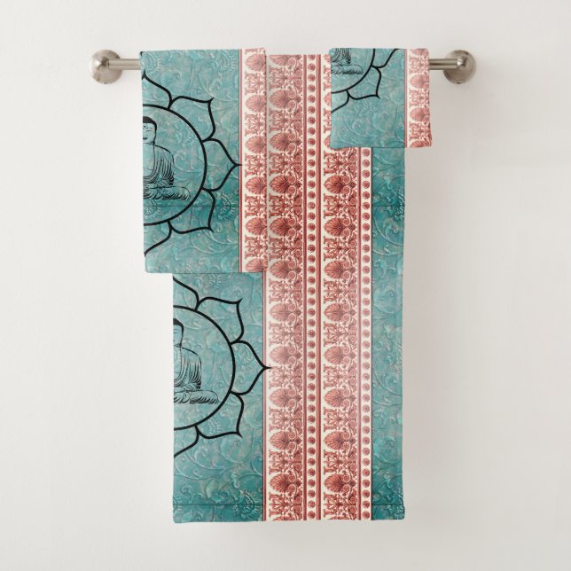 Elegant Buddha towel set (Insitu)