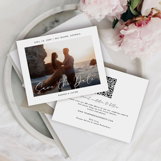Elegant Budget Photo Save the Date (Creator Uploaded)