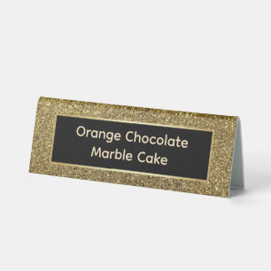 Elegant Buffet Food Sign