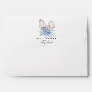 Elegant Bunny Ears Easter Envelope