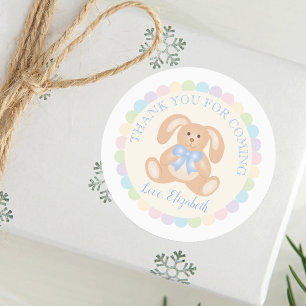 Elegant Bunny Rabbit Kids Birthday Party Thank You