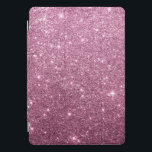 Elegant burgundy pink abstract girly glitter iPad pro cover<br><div class="desc">An elegant abstract chic burgundy and pink girly faux glitter pattern This modern trendy burgundy and pink glitter design is perfect for any classy and sophisticated glam girl or anyone.Design with your own message and information. All designs are printed.</div>