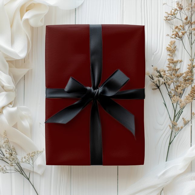 Elegant Burgundy Red Wrapping Paper (Elegant Burgundy Red Wrapping Paper)