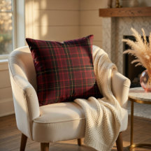 Elegant Burgundy Tartan