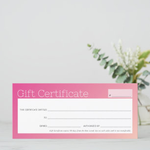 ELEGANT business beauty salon pretty pink ombre