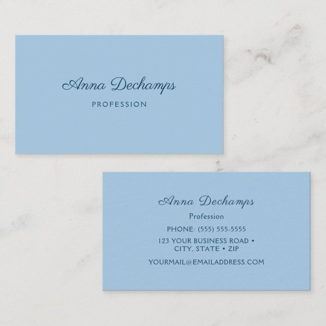 Elegant Business Card (Front/Back)